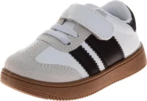 Josmo Kids Casual Sneaker for Girls and Boys - Lightweight Strap Closure Lace Up Shoes Tennis Running Athletic Sneakers (Sizes 5-10 Toddlers)
