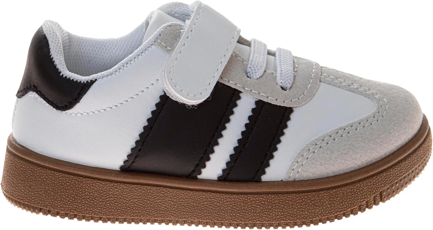 Josmo Kids Casual Sneaker for Girls and Boys - Lightweight Strap Closure Lace Up Shoes Tennis Running Athletic Sneakers (Sizes 5-10 Toddlers)