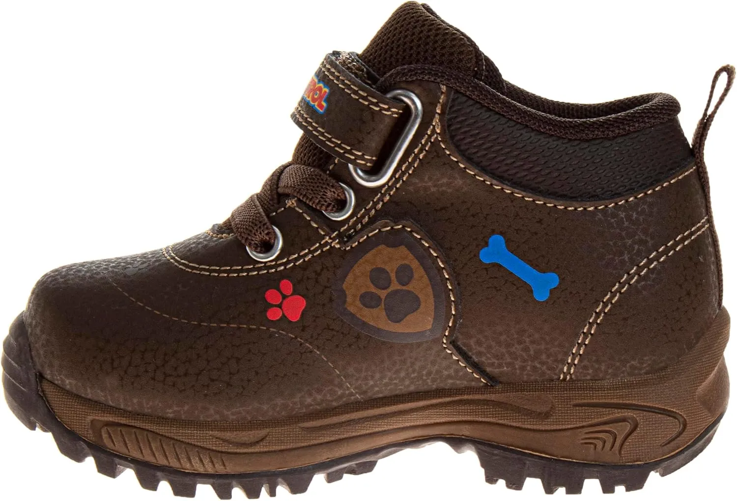 Josmo Paw Patrol Boots for Kid Boys Lace Up MidCalf - Chase Marshall Workboot Construction Boot Trek Walk Hike Climb (size 7-10 Toddler/size 11-12 Little Kids)