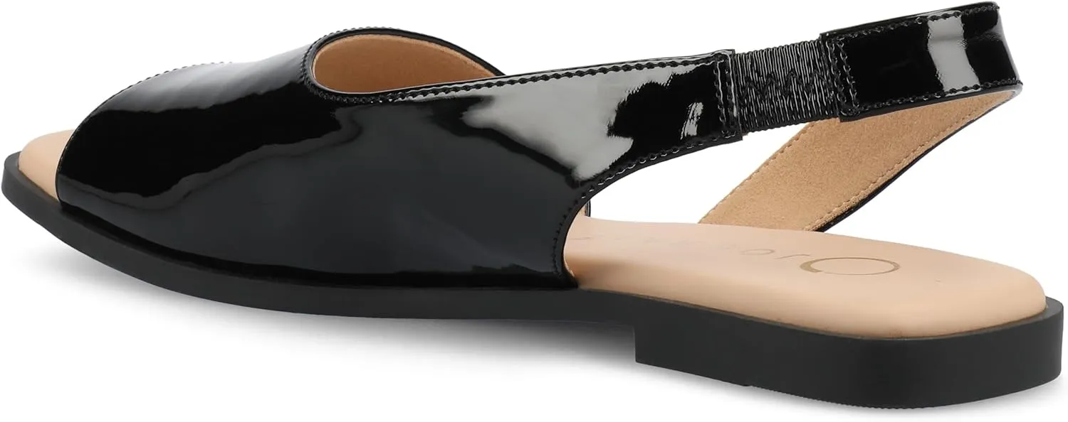 Journee Collection Women's Brinsley Slingback Flat Sandals