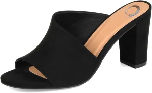 Journee Womens Allea Tru Comfort Foam D'Orsay Block Heel Dress Sandals
