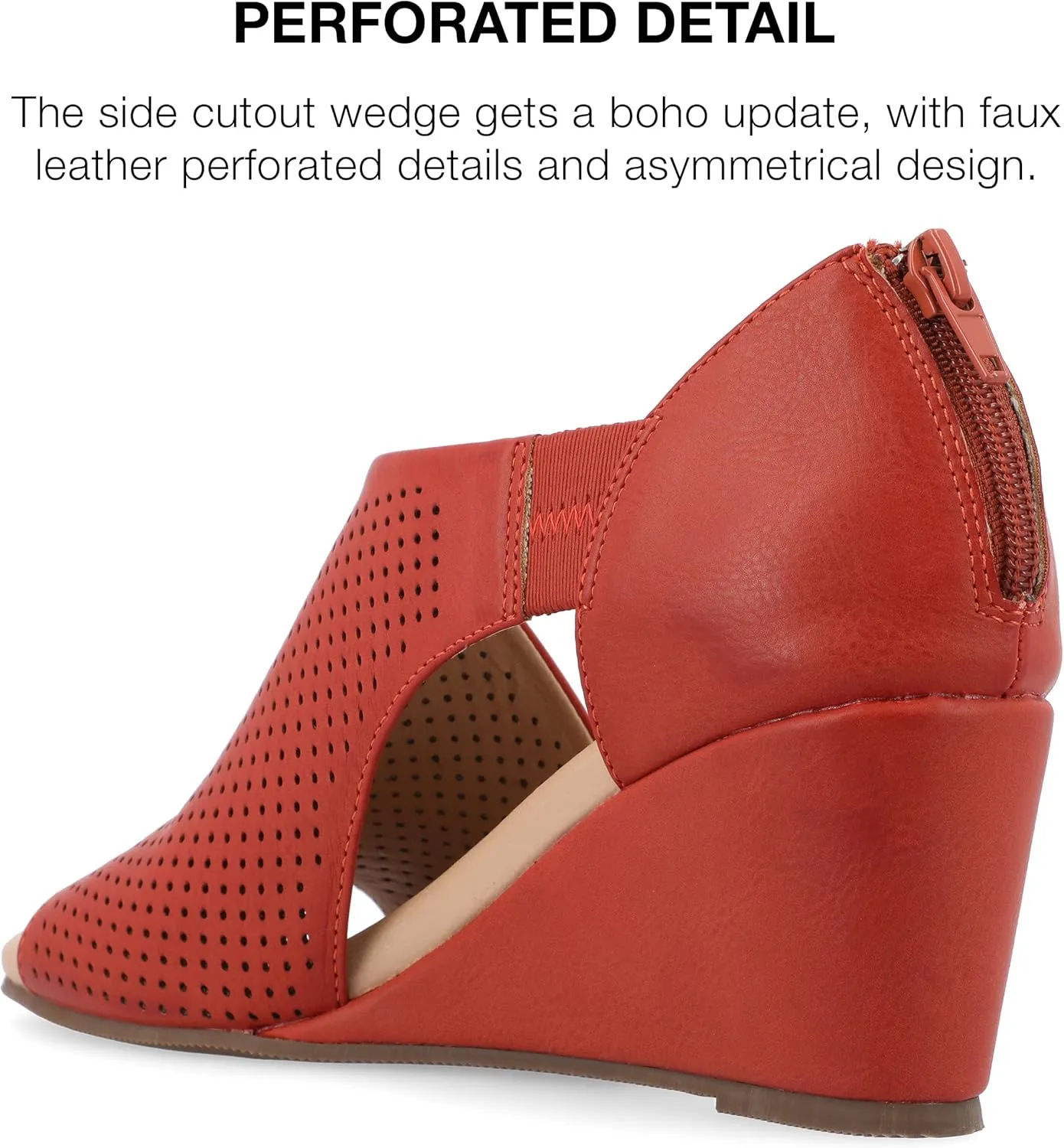 Journee Women's Comfort Foam Aretha Wedge Sandals