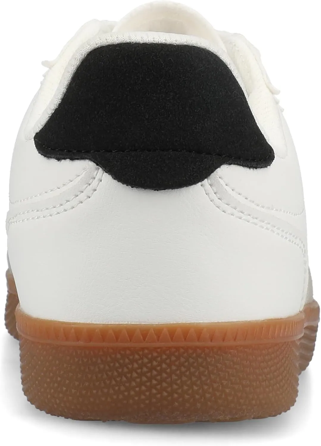 Journee Womens Cushioned footbeds Lummie Casual Sneaker Walking Shoe Round Toe Faux Leather lace up