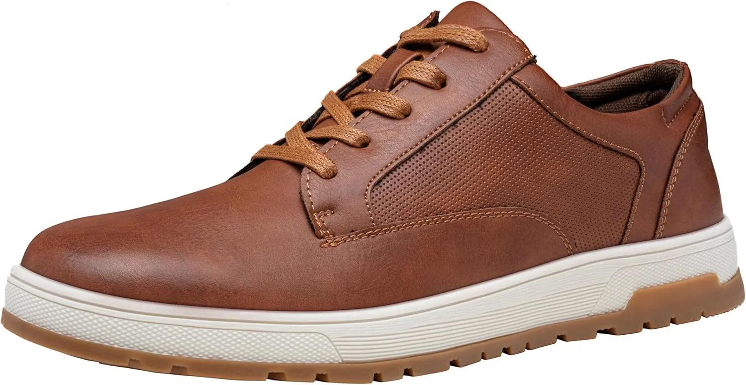 Jousen Mens Casual Shoes Retro Men's Fashion Sneakers Simple Oxford Dress for Men