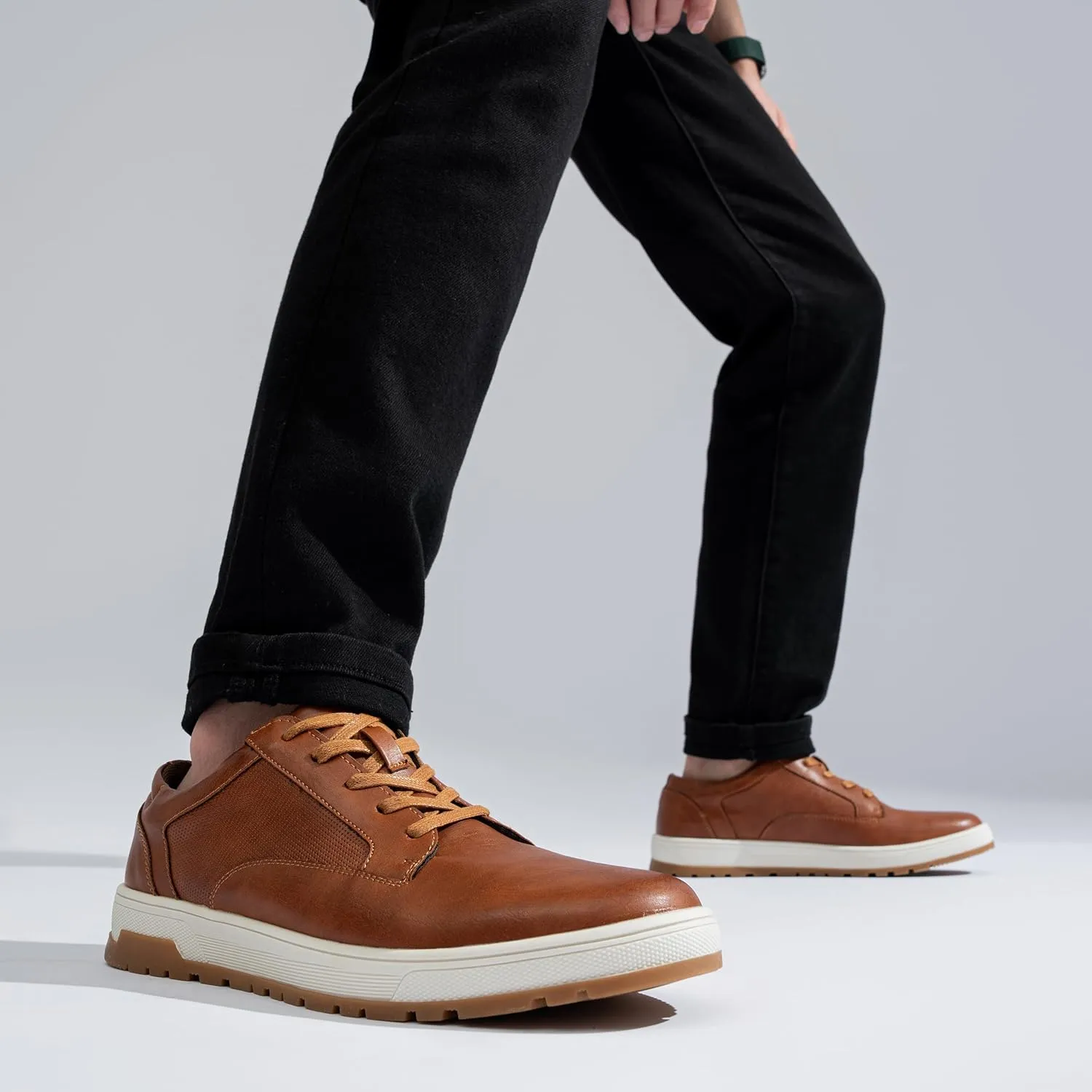 Jousen Mens Casual Shoes Retro Men's Fashion Sneakers Simple Oxford Dress for Men