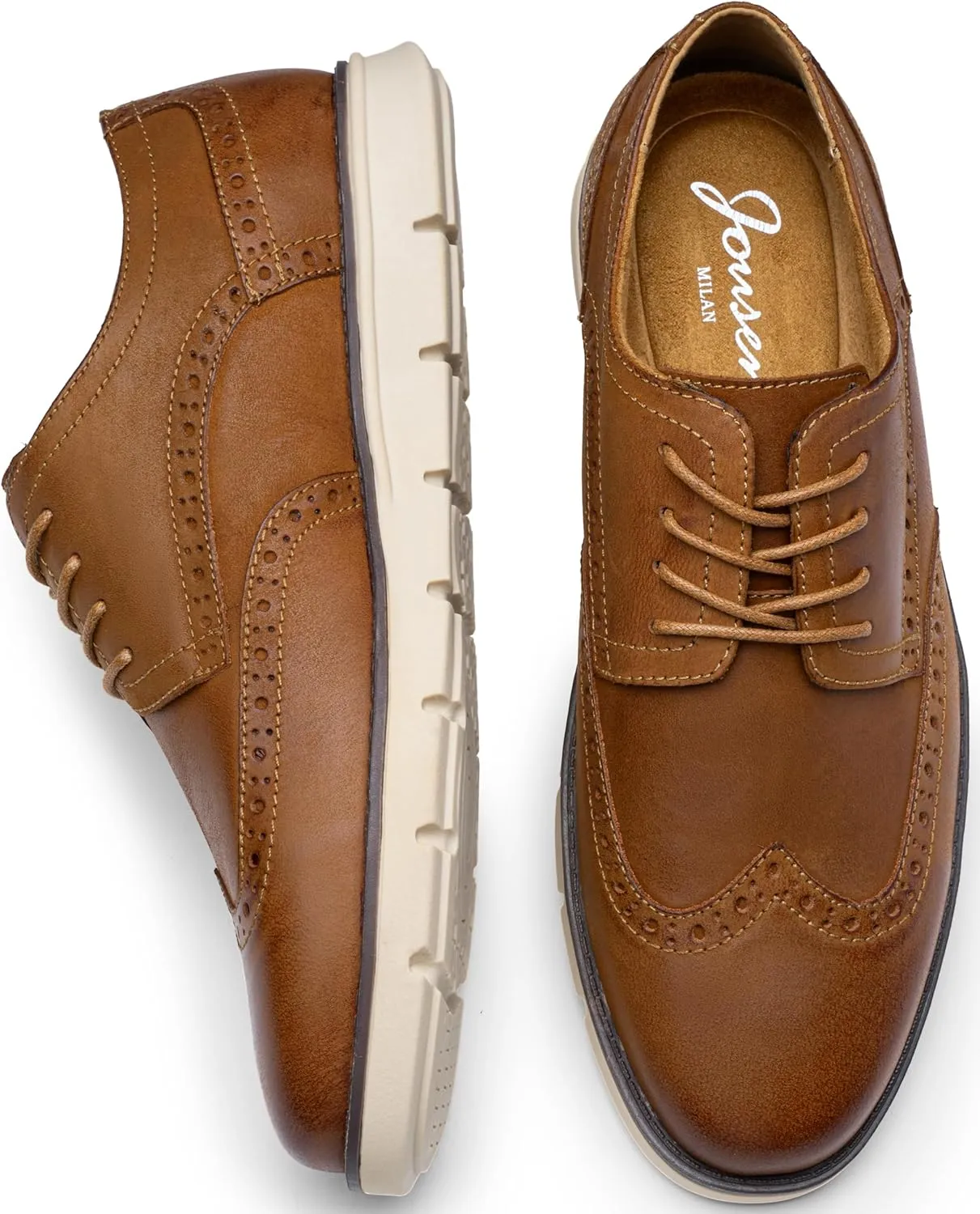 Jousen Mens Casual Shoes Simple Comfortable Casual Dress Shoes for Men