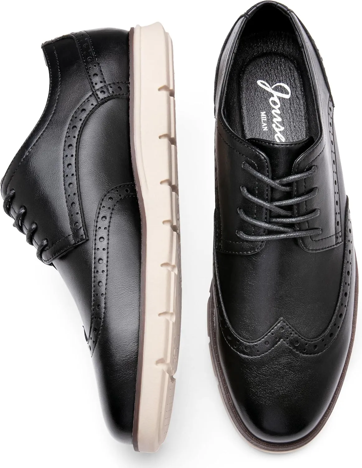 Jousen Mens Casual Shoes Simple Comfortable Casual Dress Shoes for Men
