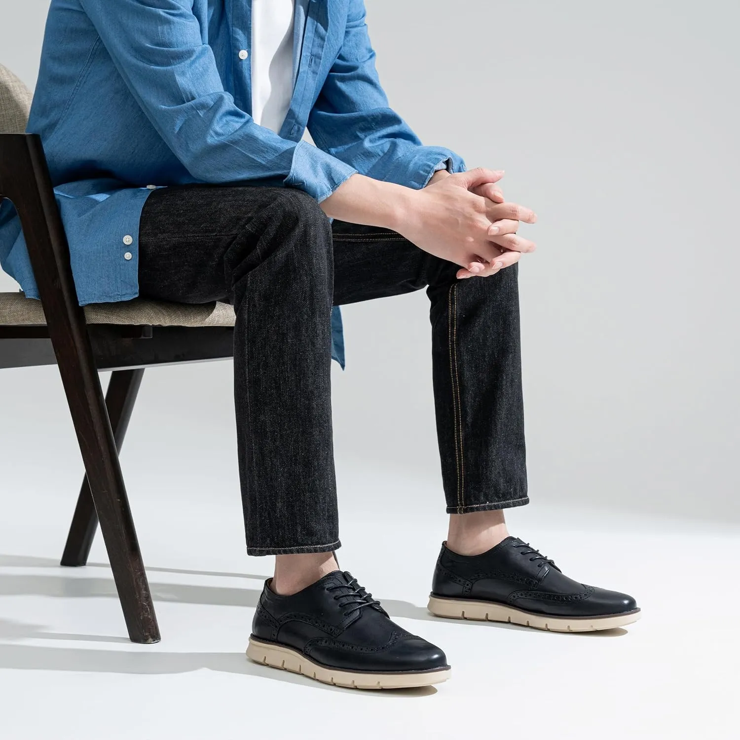 Jousen Mens Casual Shoes Simple Comfortable Casual Dress Shoes for Men