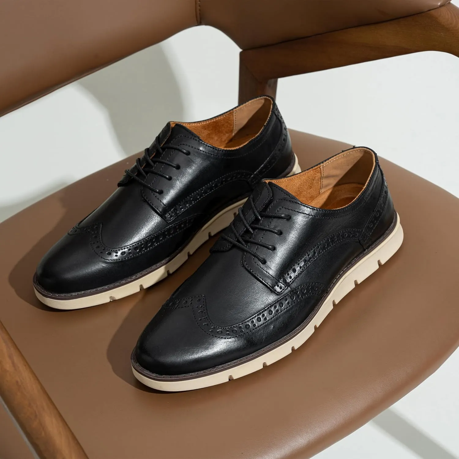 Jousen Mens Casual Shoes Simple Comfortable Casual Dress Shoes for Men