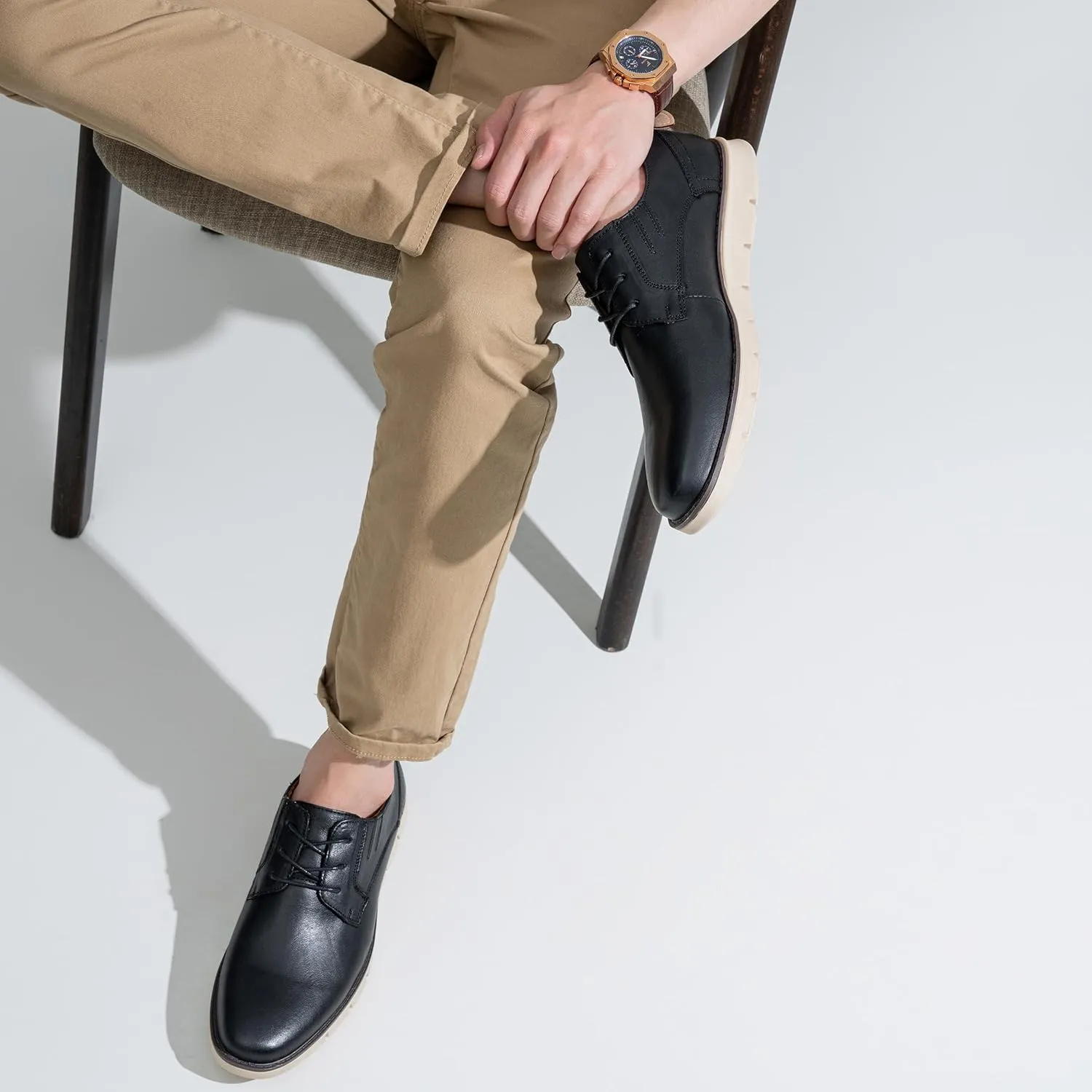 Jousen Mens Casual Shoes Simple Comfortable Casual Dress Shoes for Men