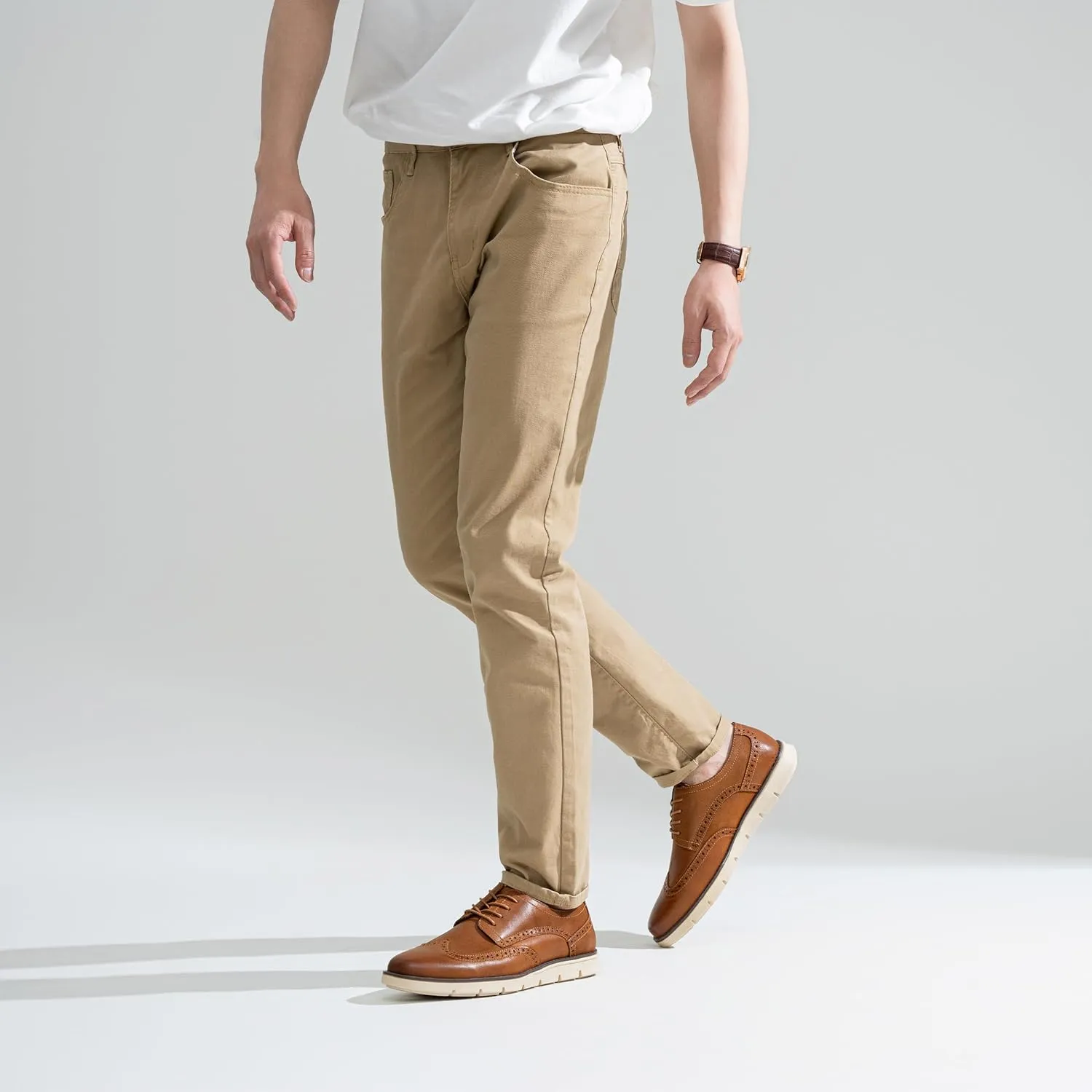 Jousen Mens Casual Shoes Simple Comfortable Casual Dress Shoes for Men
