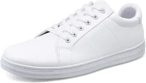 Jousen Men's Fashion Sneakers White Shoes for Men Casual Breathable Shoes