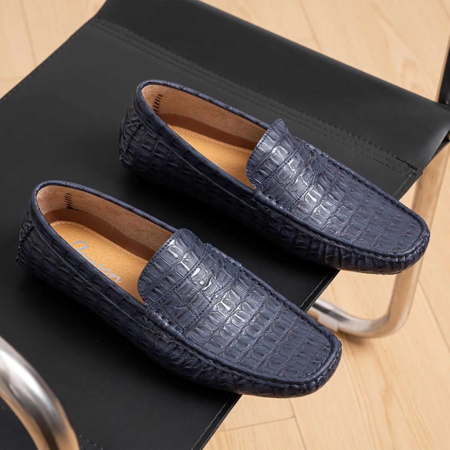 Jousen Men's Loafers Slip on Casual Shoes for Men Penny Loafer Driving Shoe