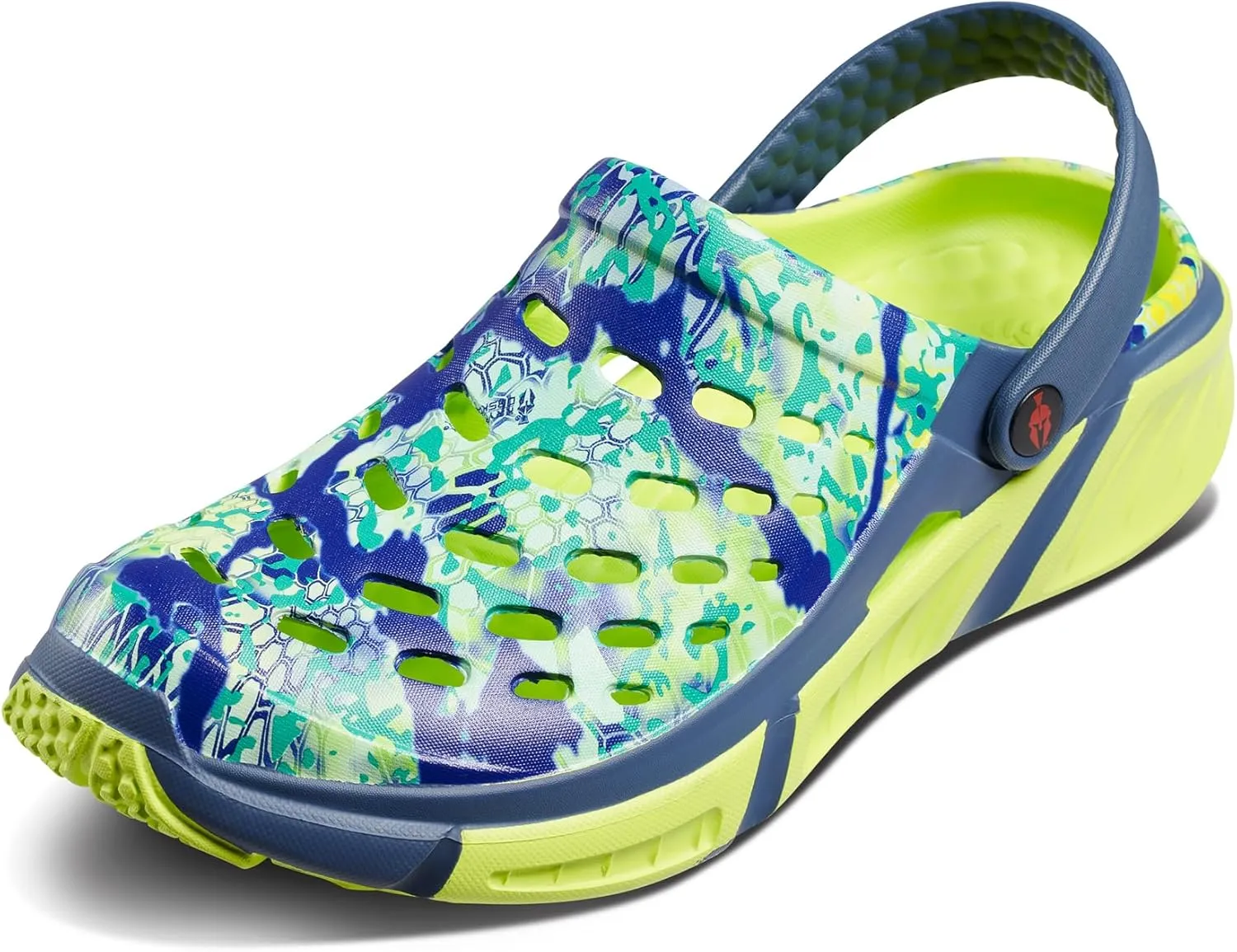 Joybees Men's Trekking Clog - Rubber Garden Clogs for Men, Outdoor Sport Sandals, Foam Water & Sand Shoes with Arch Support for Work, Waterproof