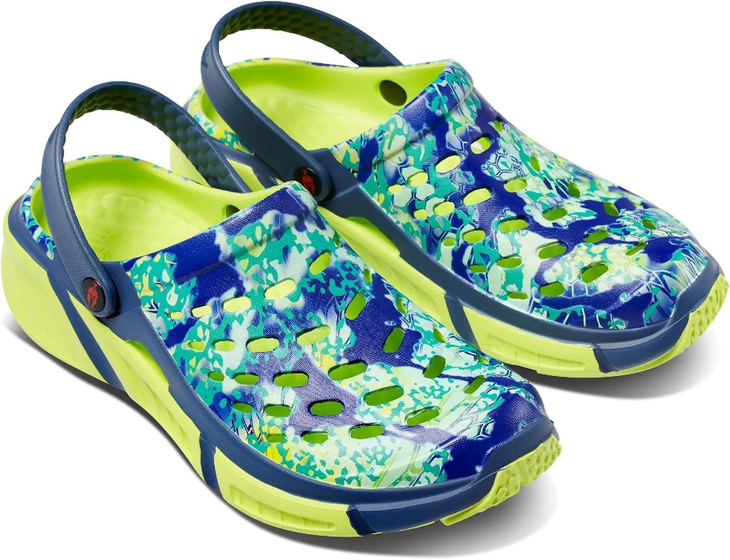 Joybees Men's Trekking Clog - Rubber Garden Clogs for Men, Outdoor Sport Sandals, Foam Water & Sand Shoes with Arch Support for Work, Waterproof