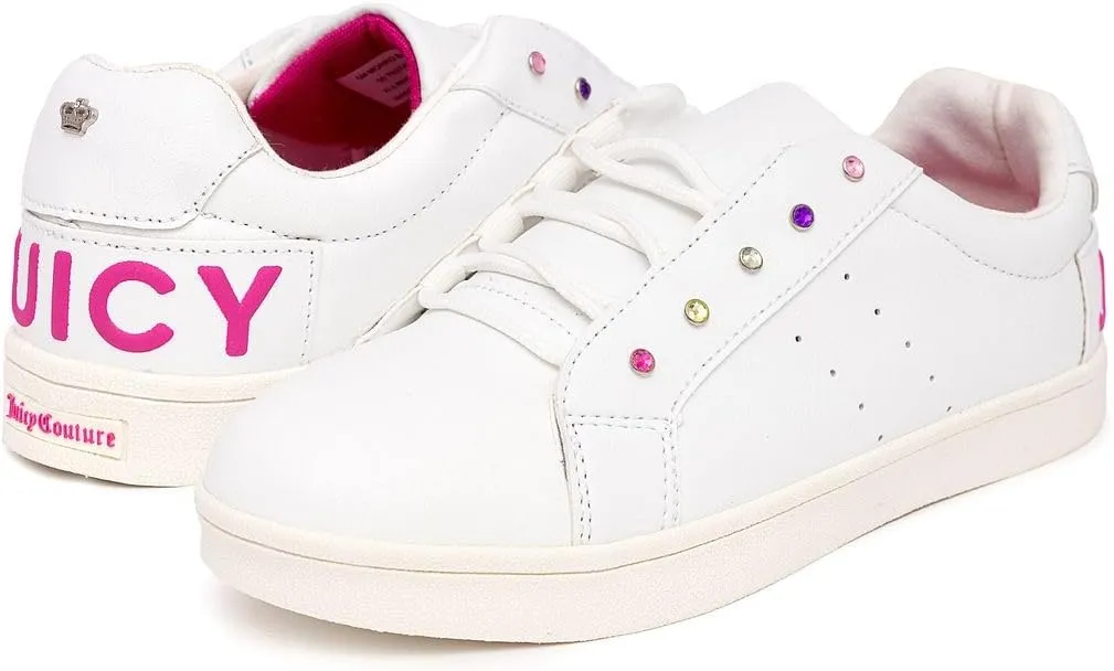 Juicy Couture Girls Shoes Walking Sneaker Fashion Casual Tennis Shoes for Big & Little Kids