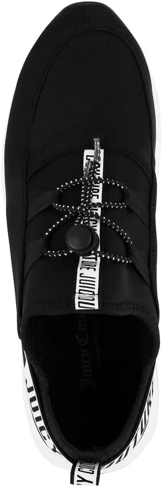 Juicy Couture Women's Slip-On Sneakers – Fashion Tennis Shoes with Bungee Closure, Comfortable & Casual for Everyday Walking