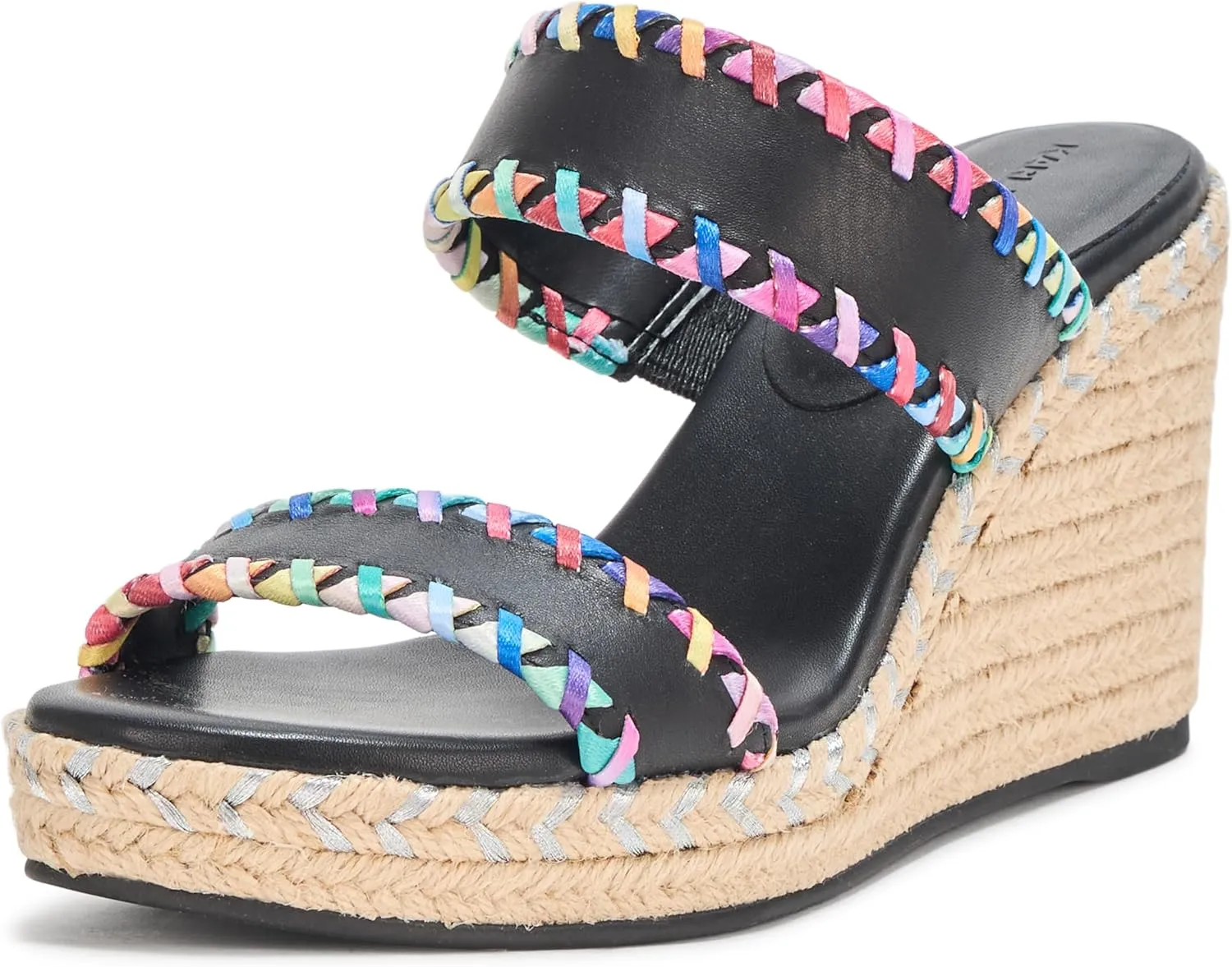Karl Lagerfeld Paris Women's Everyday Cushioned Insole Cybil-Ankle Strap Sandal Wedge
