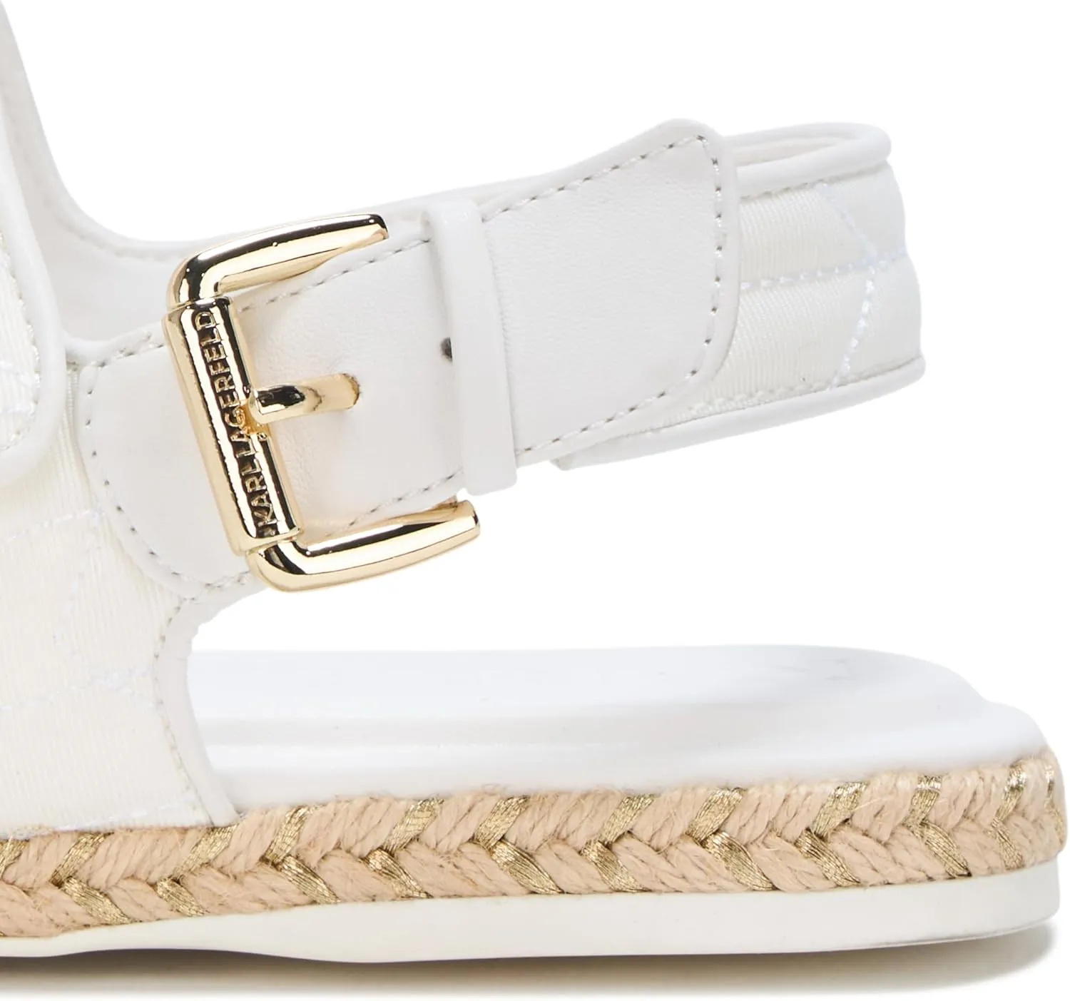 Karl Lagerfeld Paris Women's Everyday Cushioned Insole Hazlet-Flat Slide Sandal