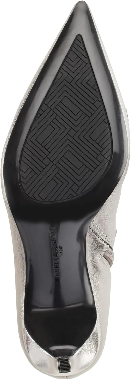 Karl Lagerfeld Paris Women's Saina Everyday Heeled Bootie Ankle Boot