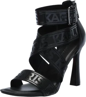 KARL LAGERFELD womens Careliz Everyday Strappy Sandal