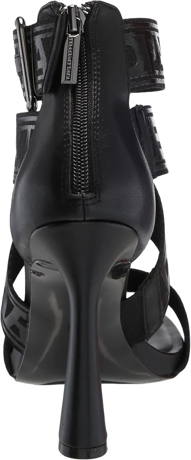 KARL LAGERFELD womens Careliz Everyday Strappy Sandal