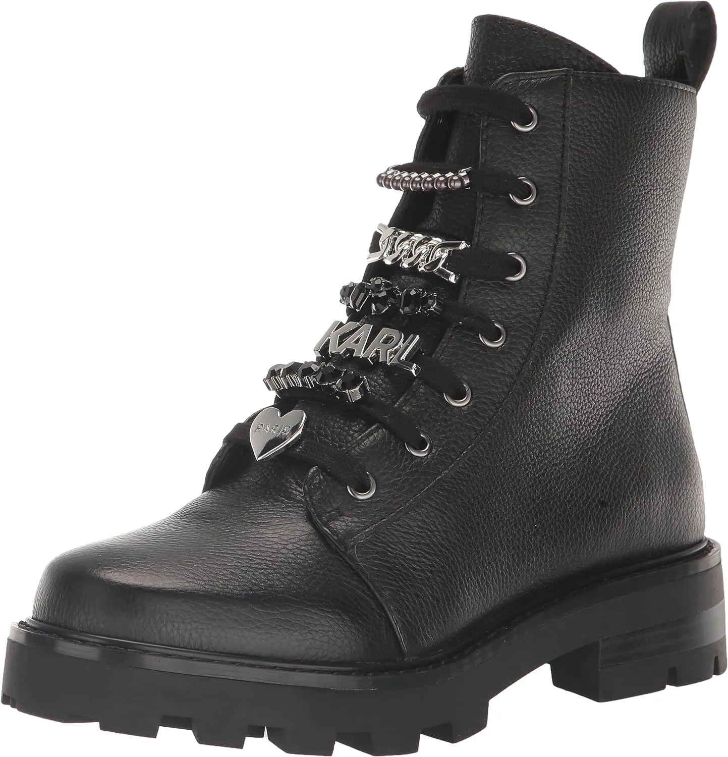 KARL LAGERFELD womens Everyday Cold Weather Mela - Combat Boot
