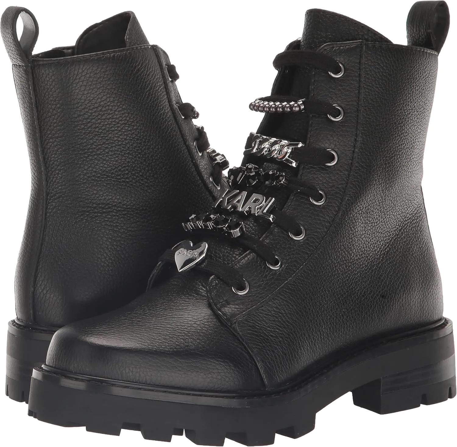 KARL LAGERFELD womens Everyday Cold Weather Mela - Combat Boot