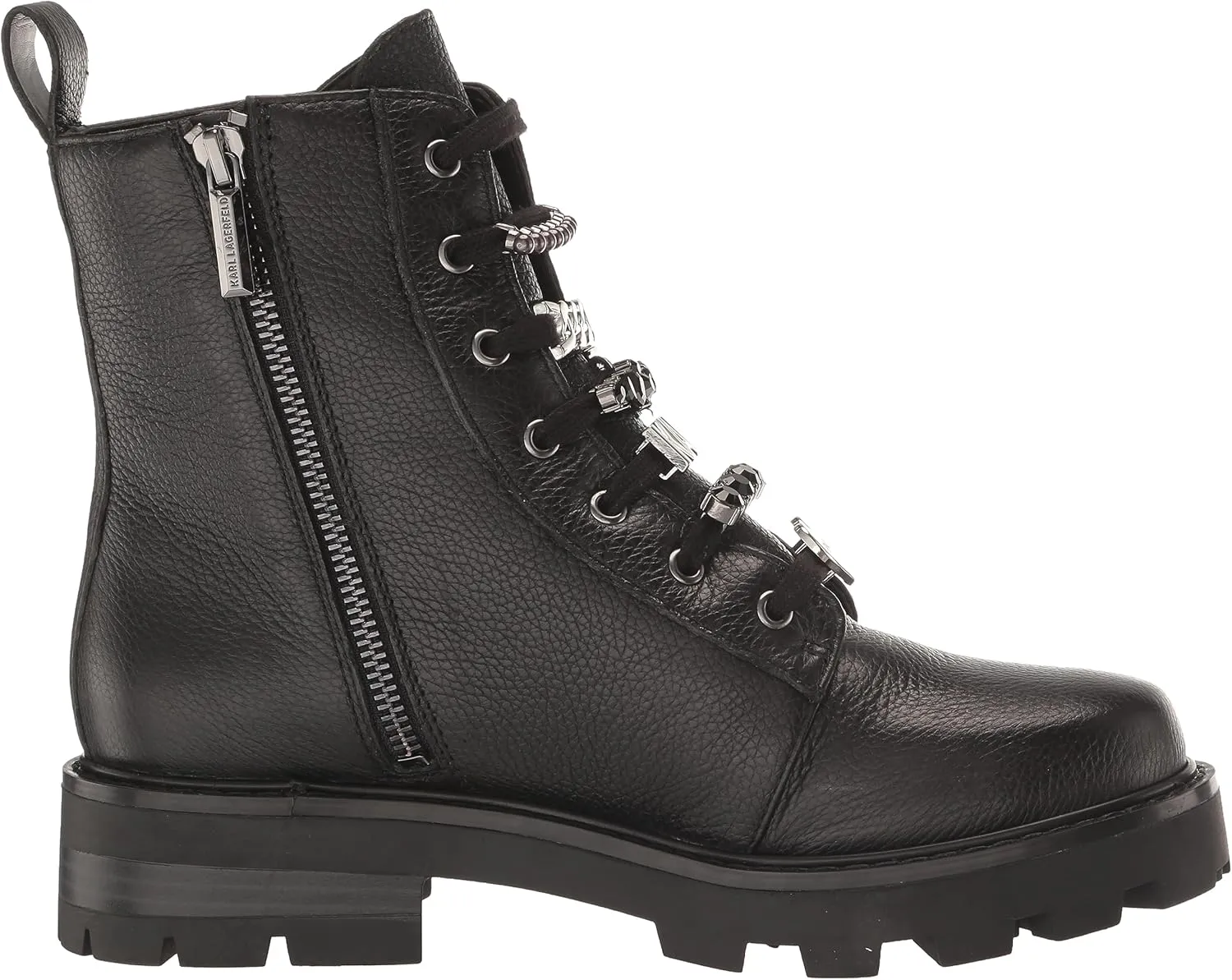 KARL LAGERFELD womens Everyday Cold Weather Mela - Combat Boot