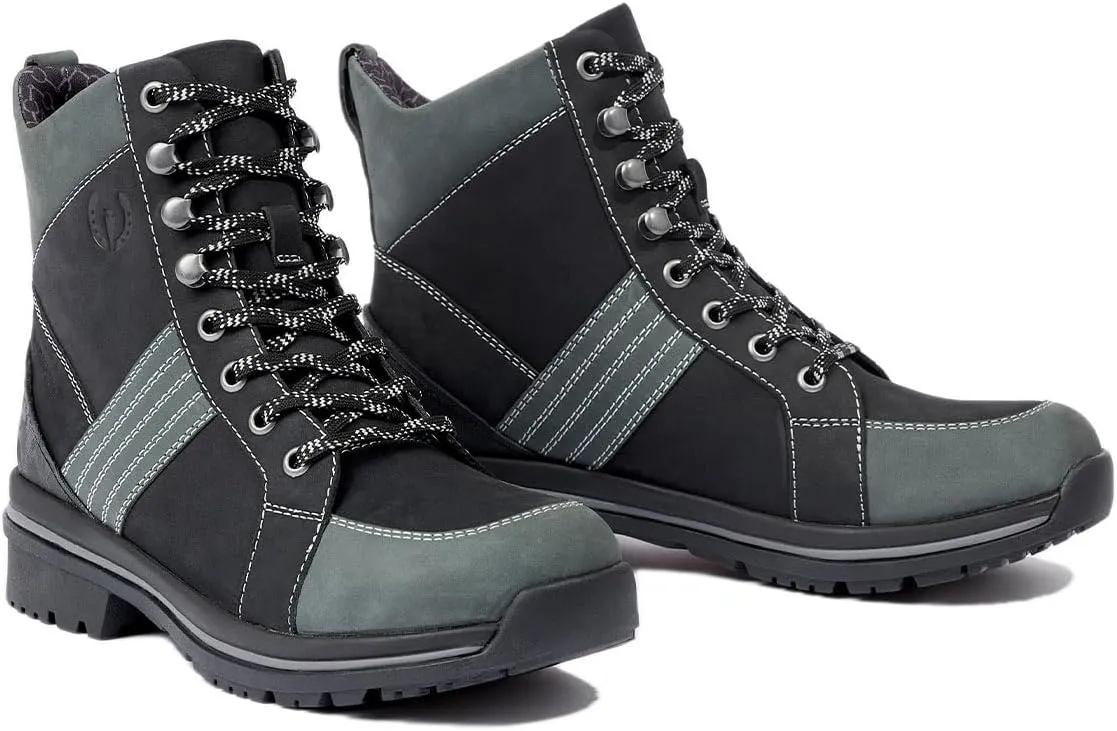 Kerrits Trail Blazer Lace Up Waterproof Barn Boot – Women's Leather Horse Riding & Hiking Boots, Wide Footbed, 1" Heel