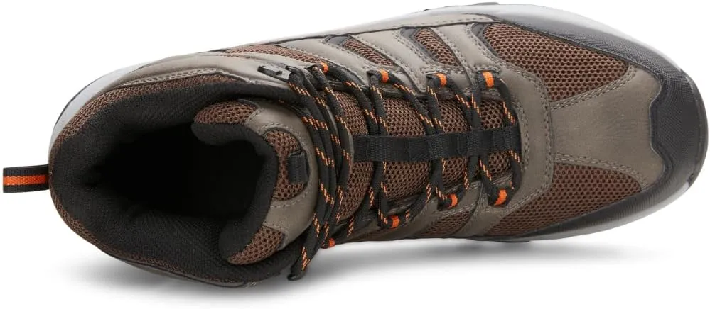 Khombu Men's Windrip Mid Waterproof Hiking Boots Multi-Terrain Lugs Hardy & Robust Design