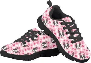 Kid Purple Girls Shoes Running Sports Sneakers Black Sole
