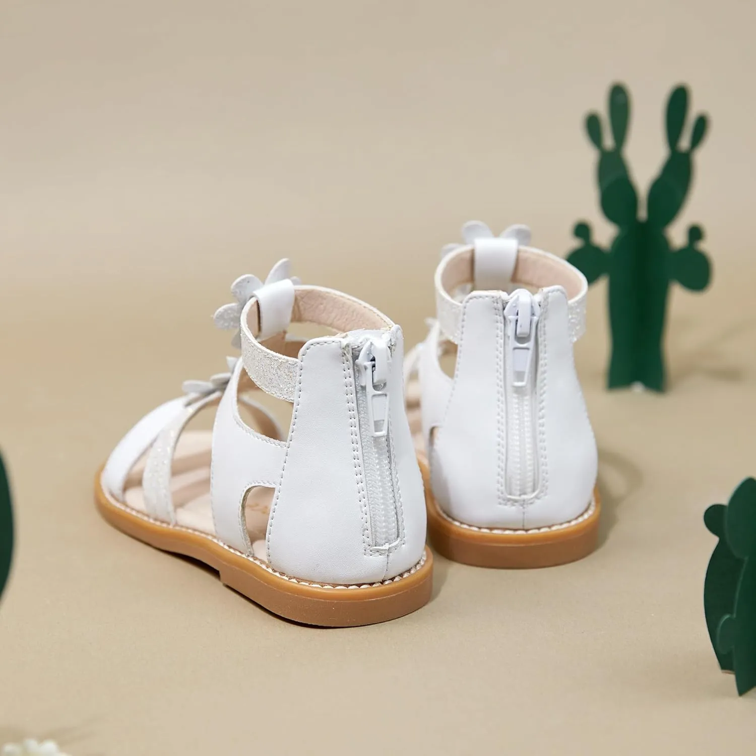 Kiderence Toddler Girls Sandals Little Girls Kids Summer Shoes Toddler Sandals
