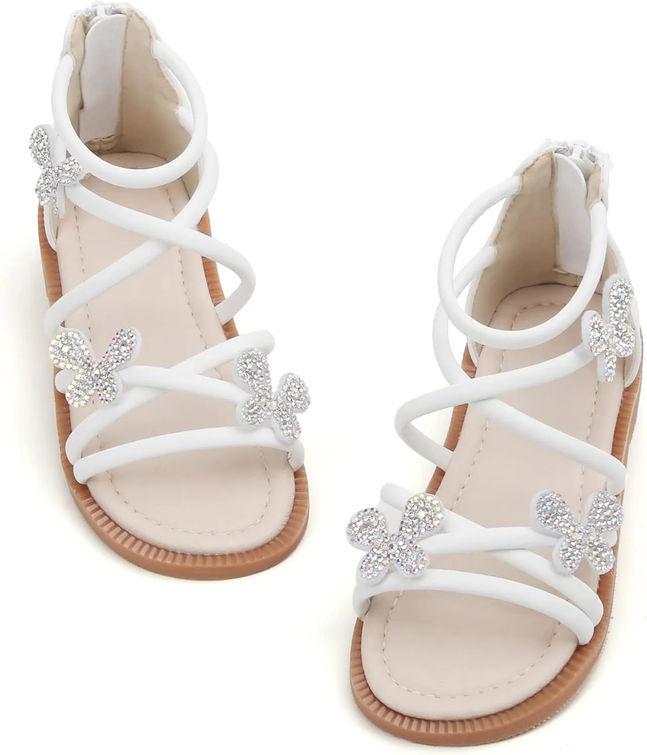 Kiderence Toddler Girls Sandals Little Girls Kids Summer Shoes Toddler Sandals