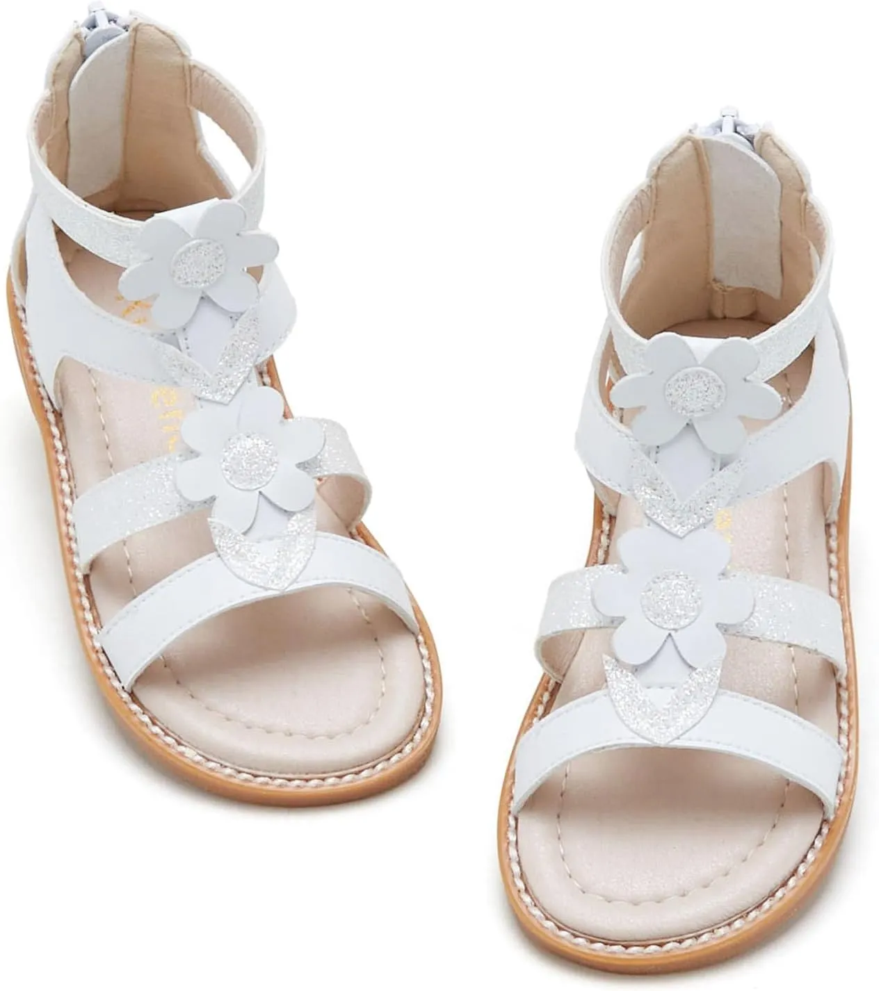 Kiderence Toddler Girls Sandals Little Girls Kids Summer Shoes Toddler Sandals