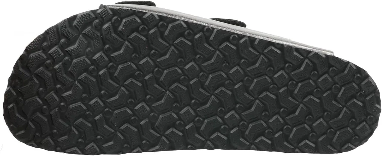 Kids' 100% Genuine Leather Sandals - Comfortable Smart Foam Footbed, Adjustable Straps, Durable Non-Slip Sole and Stylish
