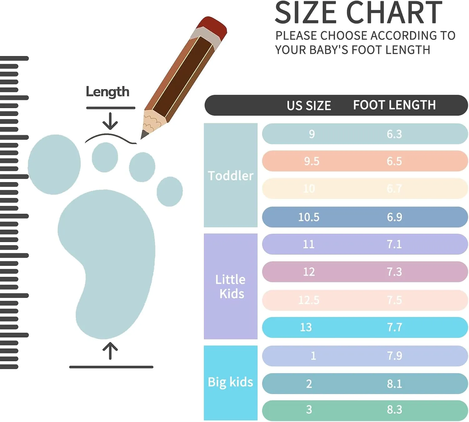 Kids Boys Girls Sneakers Hook & Loop Tennis Breathable Lightweight Toddler Shoes for Sport Outdoor Walking (Size 9-3)