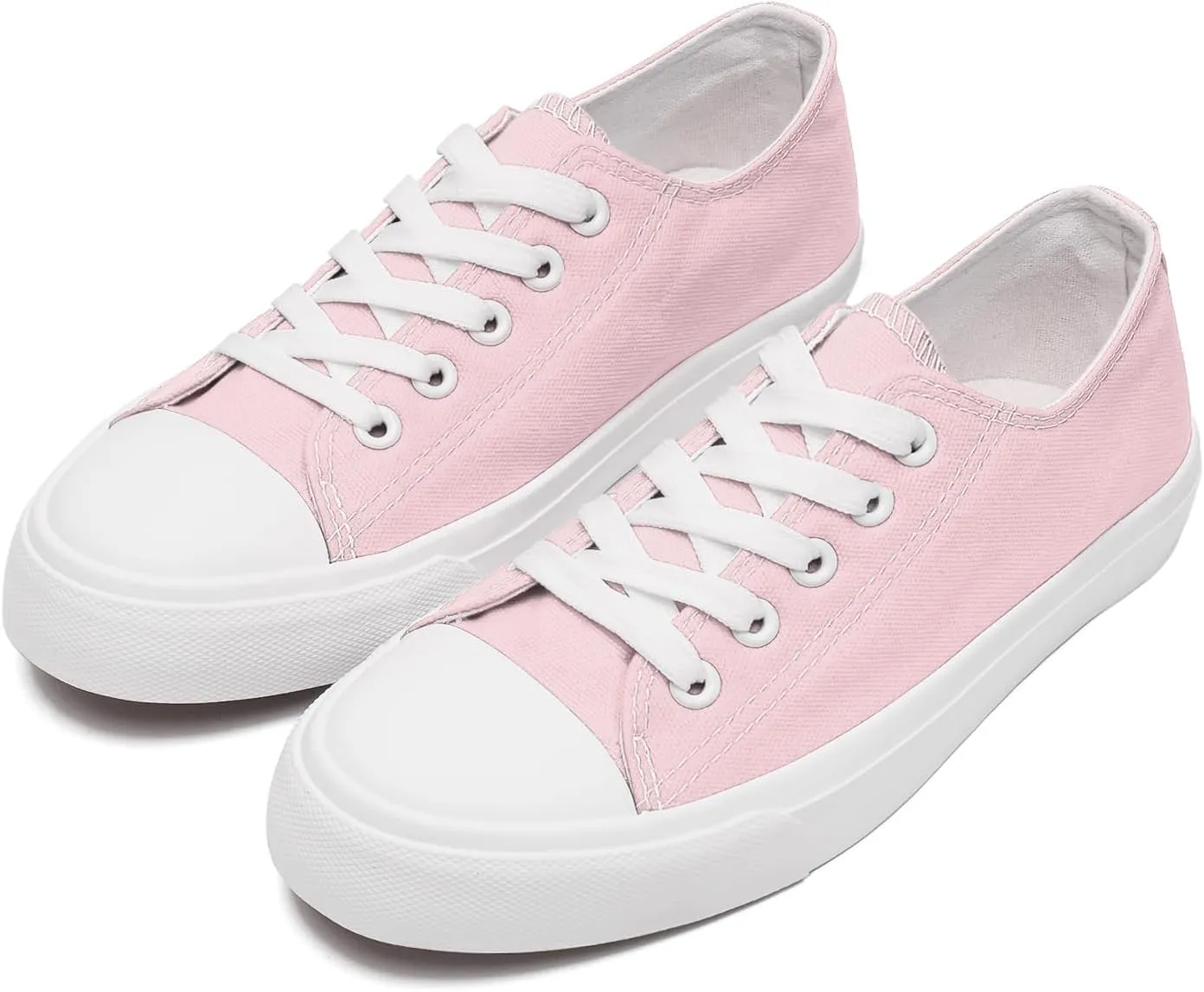 Kids Canvas Shoes for Boys Girls Toddler Classic Low Top Sneakers Lace up Tennis Shoes Walking Shoes Big Kid Running Sneakers