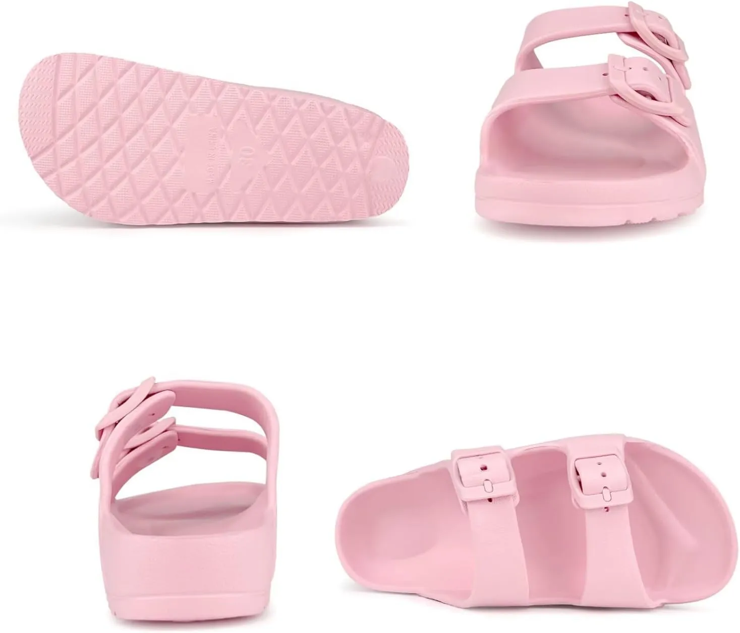Kids Slide Sandals Boys Girls Buckle Adjustable EVA Slipper Sandals