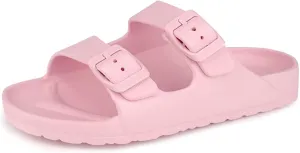 Kids Slide Sandals Boys Girls Buckle Adjustable EVA Slipper Sandals