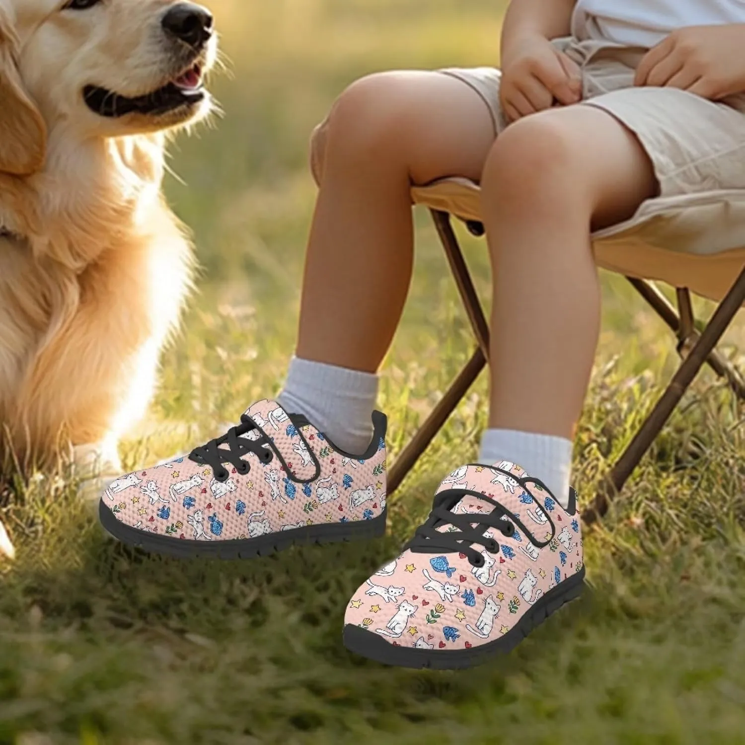 Kids Tennis Shoes Cute Sneakers for Little Girl Shoes Soft Sport Shoes