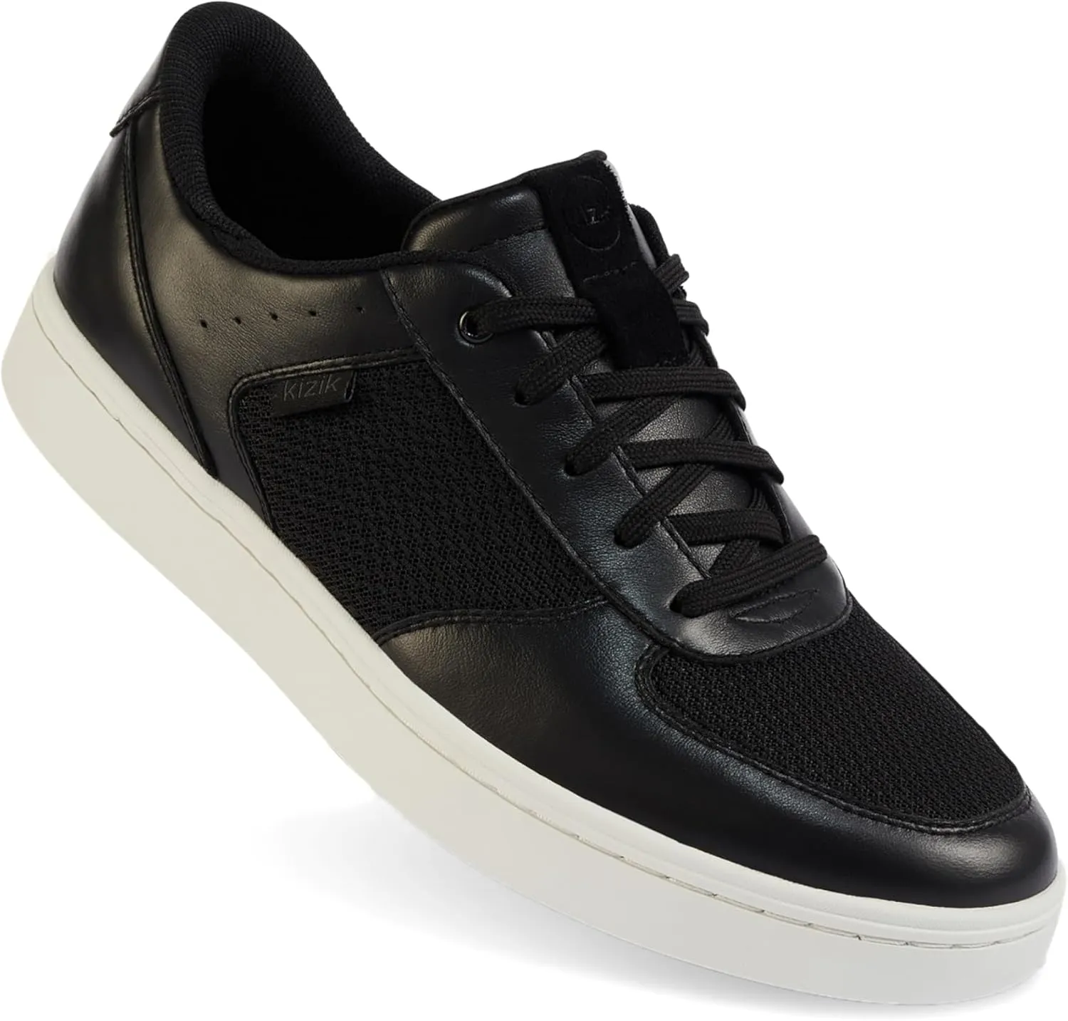 Kizik Oslo Retro-Modern Premium Leather with Mesh Panels Slip On Sneakers - Easy Slip-Ons | Casual Shoes for Men, Elderly | Stylish, Convenient and Orthopedic Shoes for Everyday and Travel