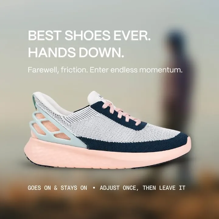Kizik Shoes: Athens Comfortable Breathable Knit Slip On Sneakers, Convenient Hands Free | Walking Shoes for Men, Women and Elderly | Stylish, Orthopedic Shoes for Everyday and Travel