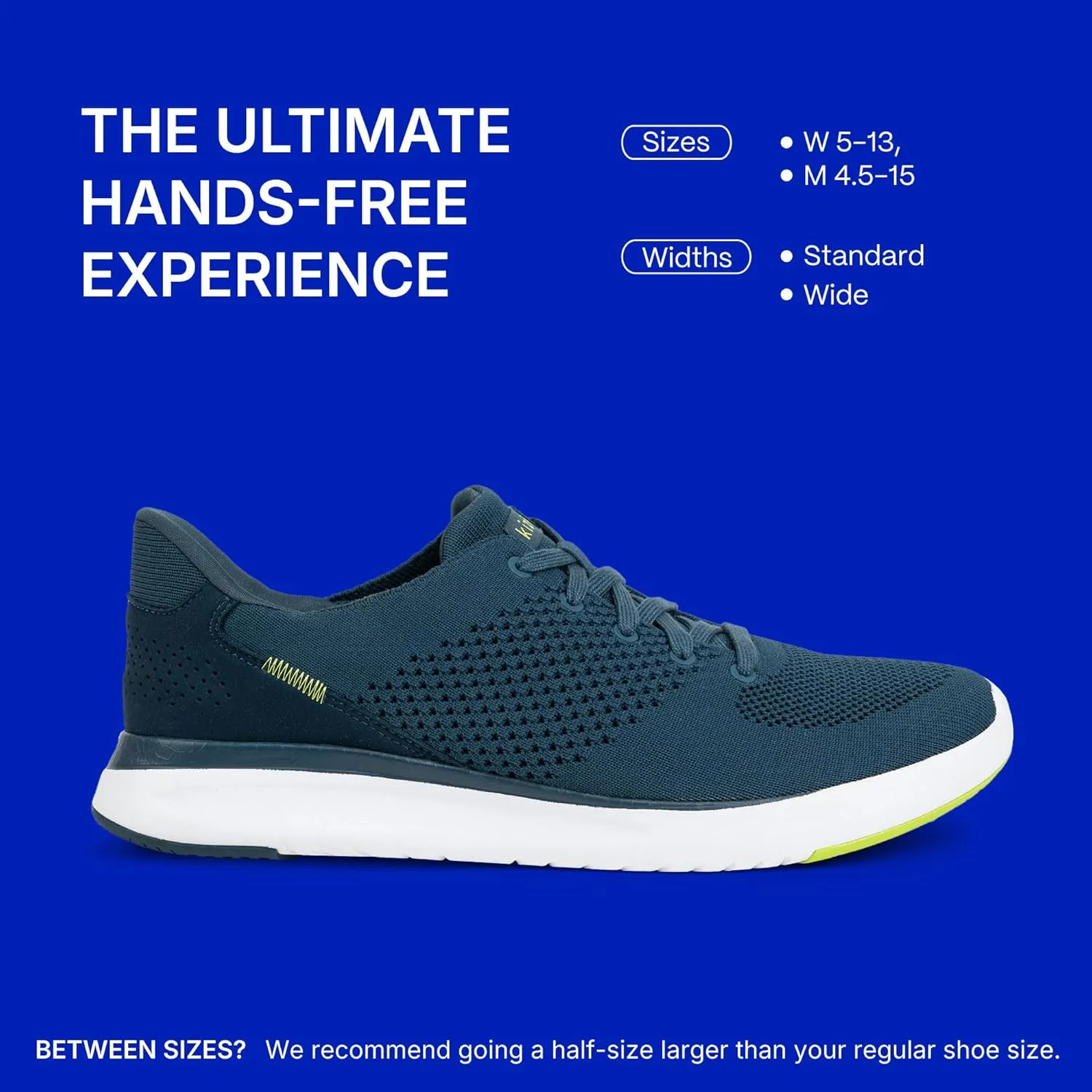 Kizik Shoes: Lima Comfortable Breathable Knit Slip On Sneakers, Convenient Hands Free Shoes | Walking for Men, Women and Elderly | Stylish for Everyday and Travel - Regular Width