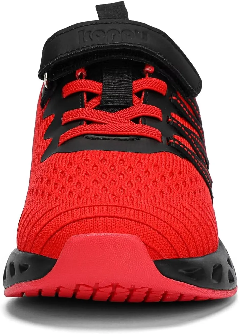 koppu Kids Sneakers for Boys Girls Tennis Fashion Shoes Lightweight Running Shoes Breathable Sport Athletic