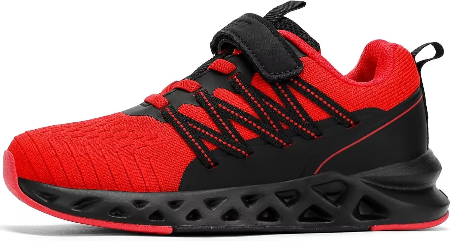 koppu Kids Sneakers for Boys Girls Tennis Fashion Shoes Lightweight Running Shoes Breathable Sport Athletic
