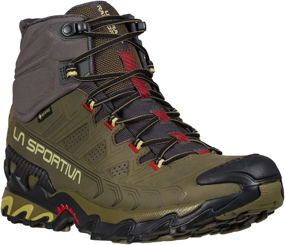 La Sportiva Mens Ultra Raptor II Mid Leather GTX Waterproof Hiking Boots