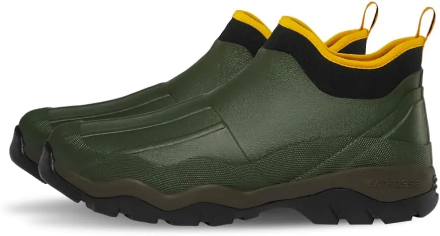 LaCrosse Alpha Muddy 4.5" Rubber Boots for Men Featuring Waterproof Rubber, Pull-On Design, and Eva Footbed