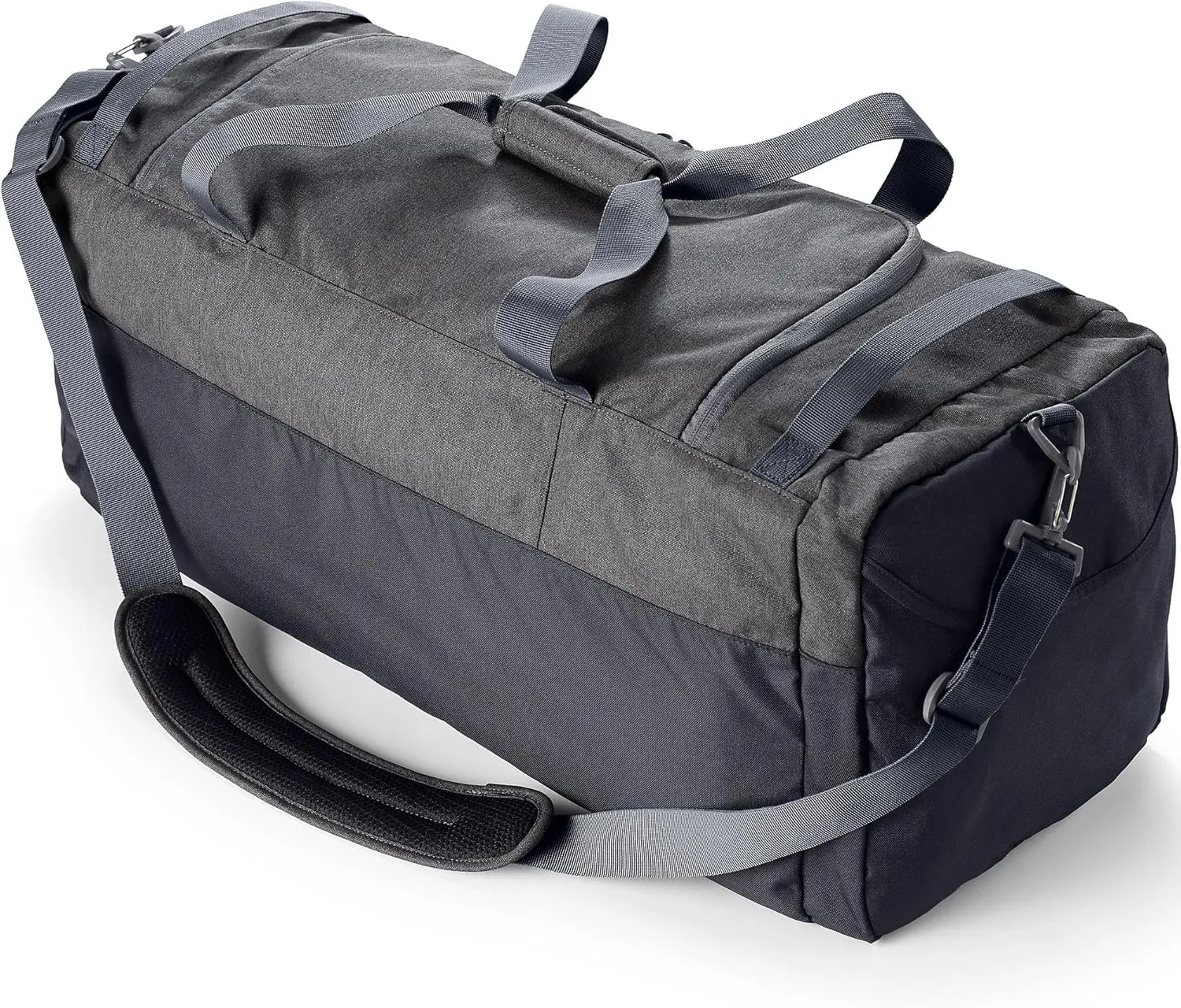 Lands' End Everyday Duffle Oxidized Gray Heather Large