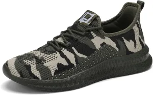 LCGJR Men's Running Shoes Ultra Lightweight Breathable Comfortable Walking Shoes Casual Fashion Sneakers Mesh Workout Shoes